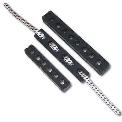 Kötélrugó kutyacsont gumiból, 220 mm – 220 × 40 × 30 mm / 8–12 mm kötél