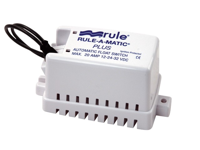 Fenékszivattyú úszókapcsoló Rule-A-Matic Plus, 12/24/32 V, 20 A – 12/24/32 V, maximum 20 A